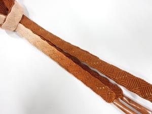 未使用品　正絹　手組帯締め